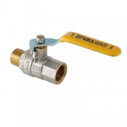 Кран шаровой газ. VALGAS, стальная рукоятка 3/4" вн.-нар.