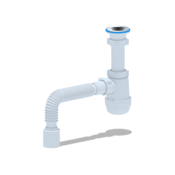 Сифон Ани Грот 1.1/2"х40 с гибкой трубой 40х50