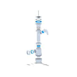 Сифон Ани Грот 1.1/2"х40 c отводом д/стир.машины