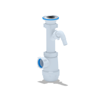 Сифон Ани Грот 1.1/2"х40 c отводом д/стир.машины