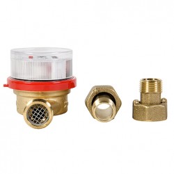 Счётчик воды универсальный Ду 15 мм (с комплектом штуцеров), Декаст ВСКМ-15 Счётчик воды универсальный Ду 15 мм (с комплектом штуцеров), Декаст ВСКМ-15