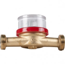 Счётчик воды универсальный Ду 20 мм (с комплектом штуцеров), Декаст ВСКМ-20 Счётчик воды универсальный Ду 20 мм (с комплектом штуцеров), Декаст ВСКМ-20