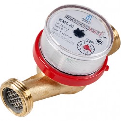 Счётчик воды универсальный Ду 20 мм (с комплектом штуцеров), Декаст ВСКМ-20 Счётчик воды универсальный Ду 20 мм (с комплектом штуцеров), Декаст ВСКМ-20