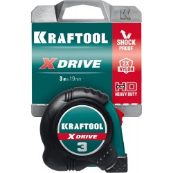 Рулетка KRAFTOOL X-Drive, 3 м х 19 мм