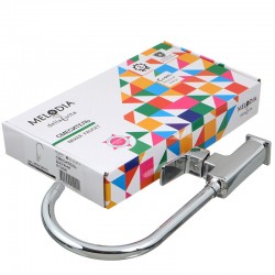 Смеситель кухня MELODIA Etude картридж д.25мм высокий R-излив 22,5см