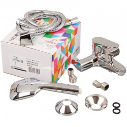 Смеситель ванна MELODIA Rock картридж 35мм короткий излив