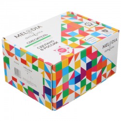 Смеситель душ MELODIA Classica картридж д.40мм с акс. лейка 1ф.100мм круглая