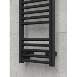 Полотенцесушитель электрический "RIFAR D-LINE" DL-150-50-BM, цвет "Чёрный янтарь", мощность 350 Вт