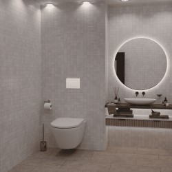 Комплект инсталляции для унитаза RIVO Set A с панелью смыва RIVO Touch Line Белый глянцевый