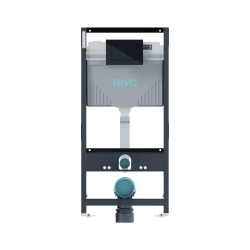 Комплект инсталляции для унитаза RIVO Set A с панелью смыва RIVO Touch Line Черный глянцевый