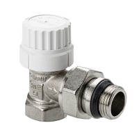 Клапан радиаторный угловой с преднастройкой 1/2 " Клапан радиаторный угловой с преднастройкой 1/2 "