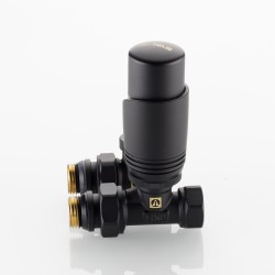 Комплект терморегулирующего оборудования для радиатора прямой 1/2 ", черный Комплект терморегулирующего оборудования для радиатора прямой 1/2 ", черный