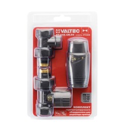 Комплект терморегулирующего оборудования для радиатора прямой 1/2 ", серый Комплект терморегулирующего оборудования для радиатора прямой 1/2 ", серый