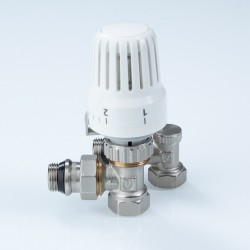 Комплект терморег-го оборуд-я д/рад., угловой 1/2" (термост-ая головка, термостат-й клапан, запорный Комплект терморег-го оборуд-я д/рад., угловой 1/2" (термост-ая головка, термостат-й клапан, запорный