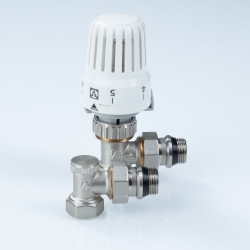 Комплект терморег-го оборуд-я д/рад., угловой 1/2" (термост-ая головка, термостат-й клапан, запорный Комплект терморег-го оборуд-я д/рад., угловой 1/2" (термост-ая головка, термостат-й клапан, запорный