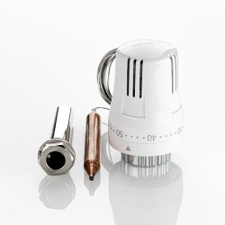 Термостатическая головка с выносным погружным датчиком 20-60*С Термостатическая головка с выносным погружным датчиком 20-60*С