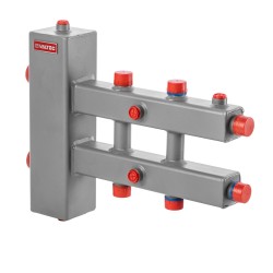 Гидроразделитель с коллектором горизонтальный, 5 контуров, до 70 кВт