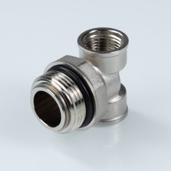 Тройник коллекторный с вращающимся штуцером 3/4"х1/2"х1/2" нар.-вн.-вн. Тройник коллекторный с вращающимся штуцером 3/4"х1/2"х1/2" нар.-вн.-вн.