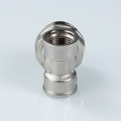 Тройник коллекторный с вращающимся штуцером 3/4"х1/2"х1/2" нар.-вн.-вн. Тройник коллекторный с вращающимся штуцером 3/4"х1/2"х1/2" нар.-вн.-вн.