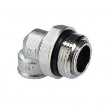 Отвод коллекторный с вращающимся штуцером 3/4"х1/2" нар.-вн. Отвод коллекторный с вращающимся штуцером 3/4"х1/2" нар.-вн.