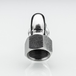 Отвод 90* с переходом на вн. р., нерж. сталь 18х1/2" Отвод 90* с переходом на вн. р., нерж. сталь 18х1/2"