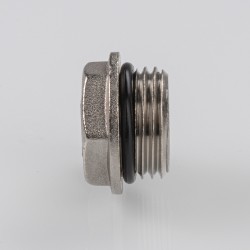 Пробка резьбовая с уплотнением 1/4