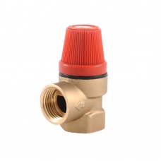 Клапан предохранительный 1/2"ВВ 3 бар красный VIEIR