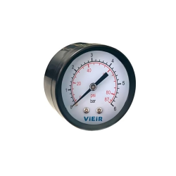 Манометр аксиальный Dn 50 мм 1/4, 10 бар VIEIR