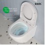 Унитаз подвесной Iddis Blanco Q, без ободка, сид. дюропласт, микролифт, EasyFix