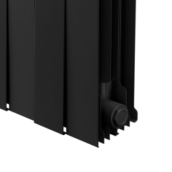 Дизайн-радиатор бимет. Royal Thermo PianoForte Noir Sable 500 x 100 - 10 секц.