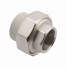 Соединитель PPR разъемный с переходом на вн. р. 20х1/2" Соединитель PPR разъемный с переходом на вн. р. 20х1/2"