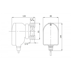 Насос циркуляционный (ГВС) UNIPUMP UPH 15-1,5